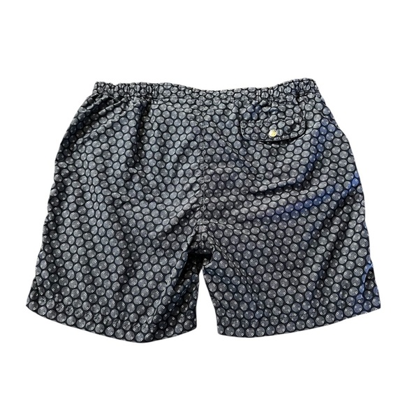 Peter Millar Blue and White Lined Swim Trunks Size XL - Picture 2 of 13